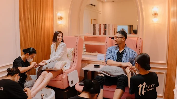 think pink nails seminyak