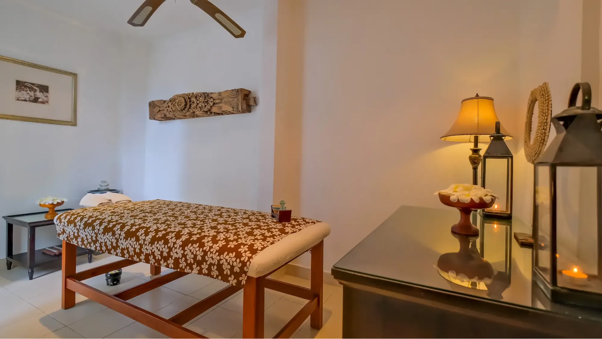 Spa treatment room at The Colony Hotel Bali, designed for a relaxing and rejuvenating massage experience