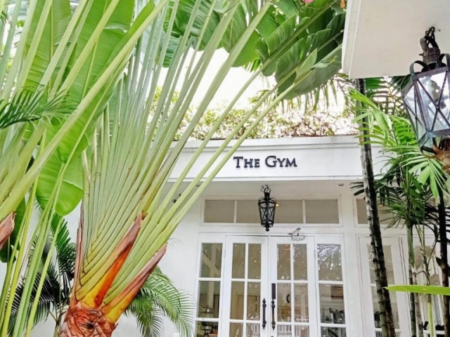 Front view of the gym at The Colony Hotel Bali, Seminyak
