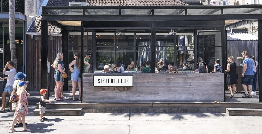 sisterfields coffee in seminyak