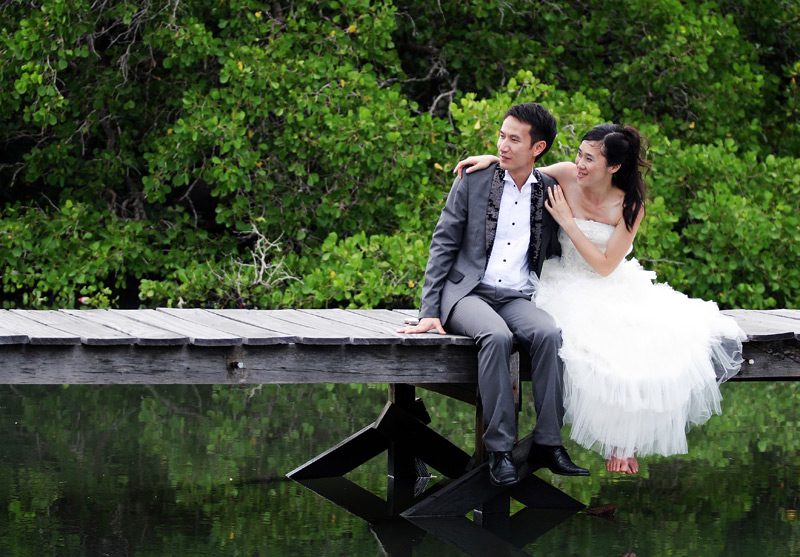 mangrove for prewedding photoshoot in bali