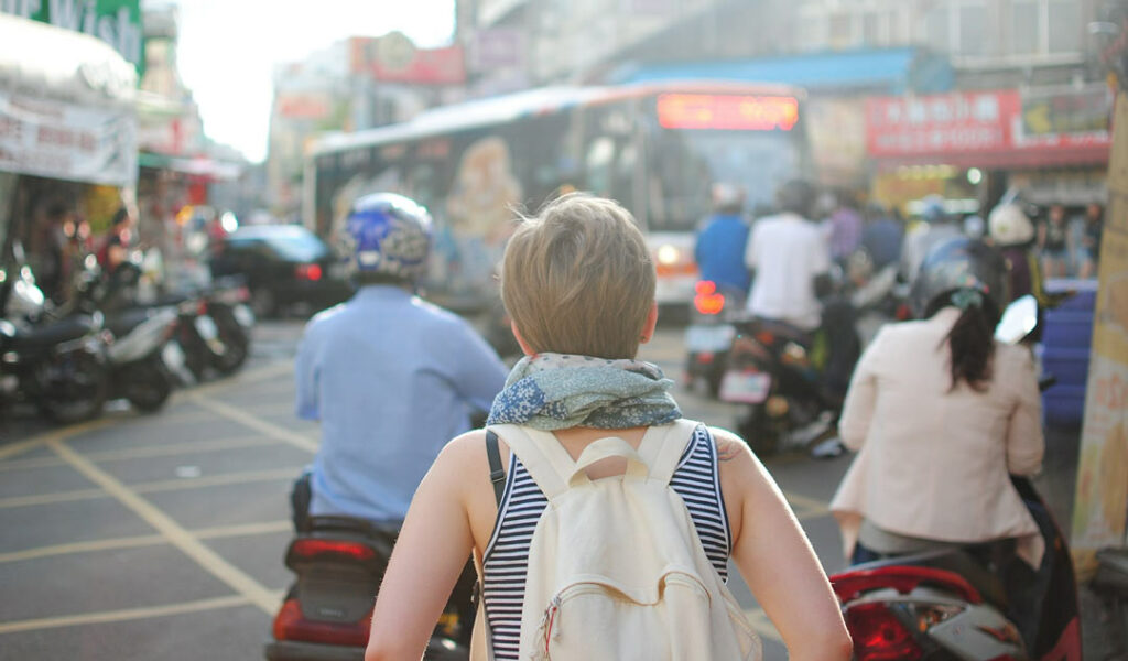 solo traveler in bali