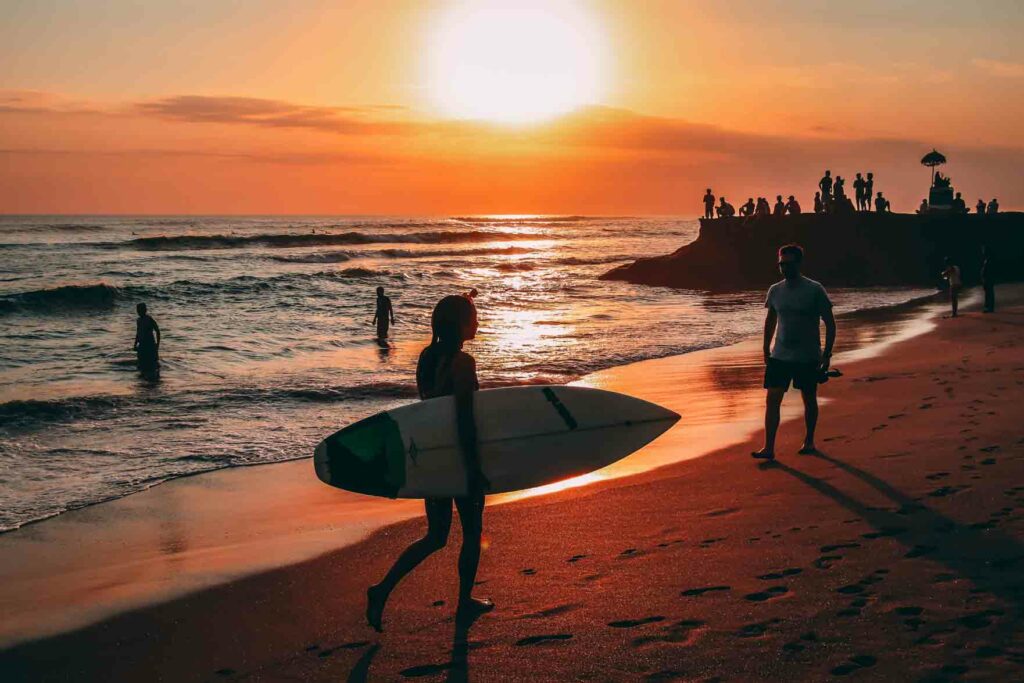 bali beach sunset
