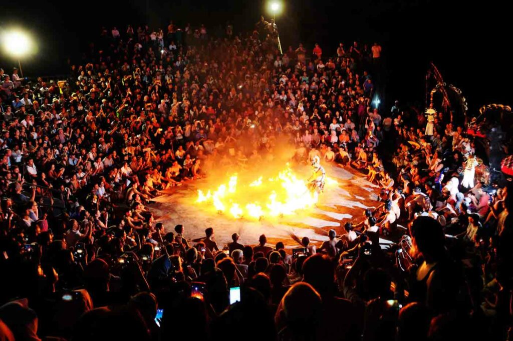 kecak fire dance in bali