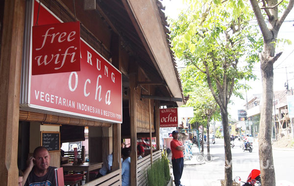 warung ocha vegetarian indonesian and western food