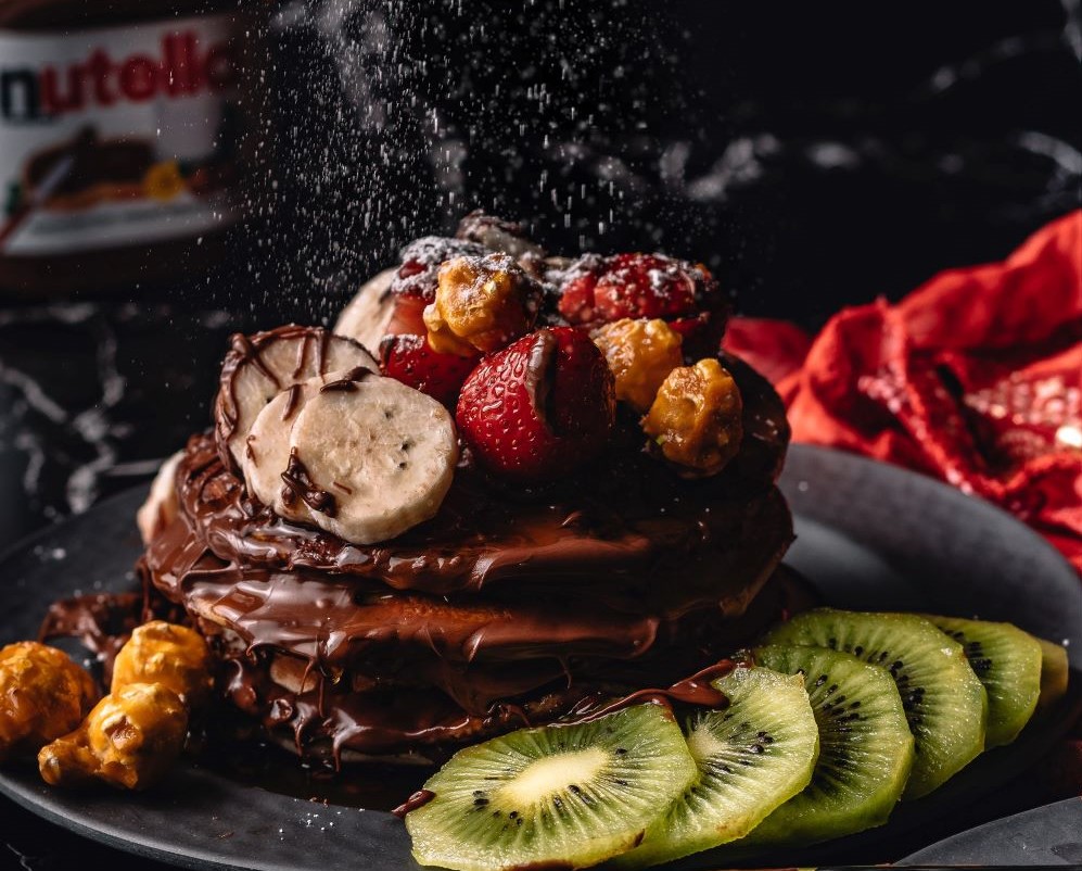 sweet choco pancake