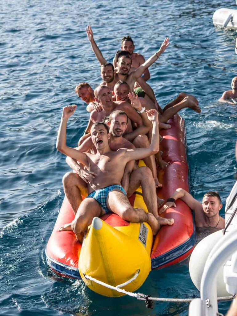 banana boat in bali