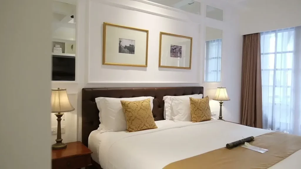 Premium Club Suite Bedroom Design in Room No. 38 at The Colony Hotel Bali, Boutique Hotel Experience