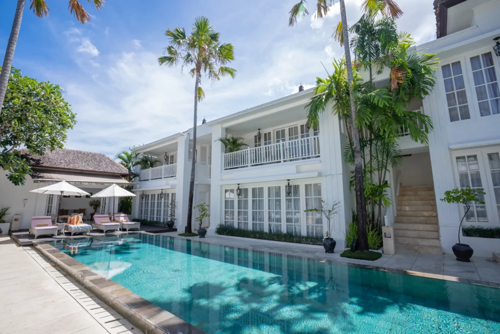 Main Pool Area for Guests Staying in The Colony Room at The Colony Hotel Bali, Boutique Stay in Seminyak