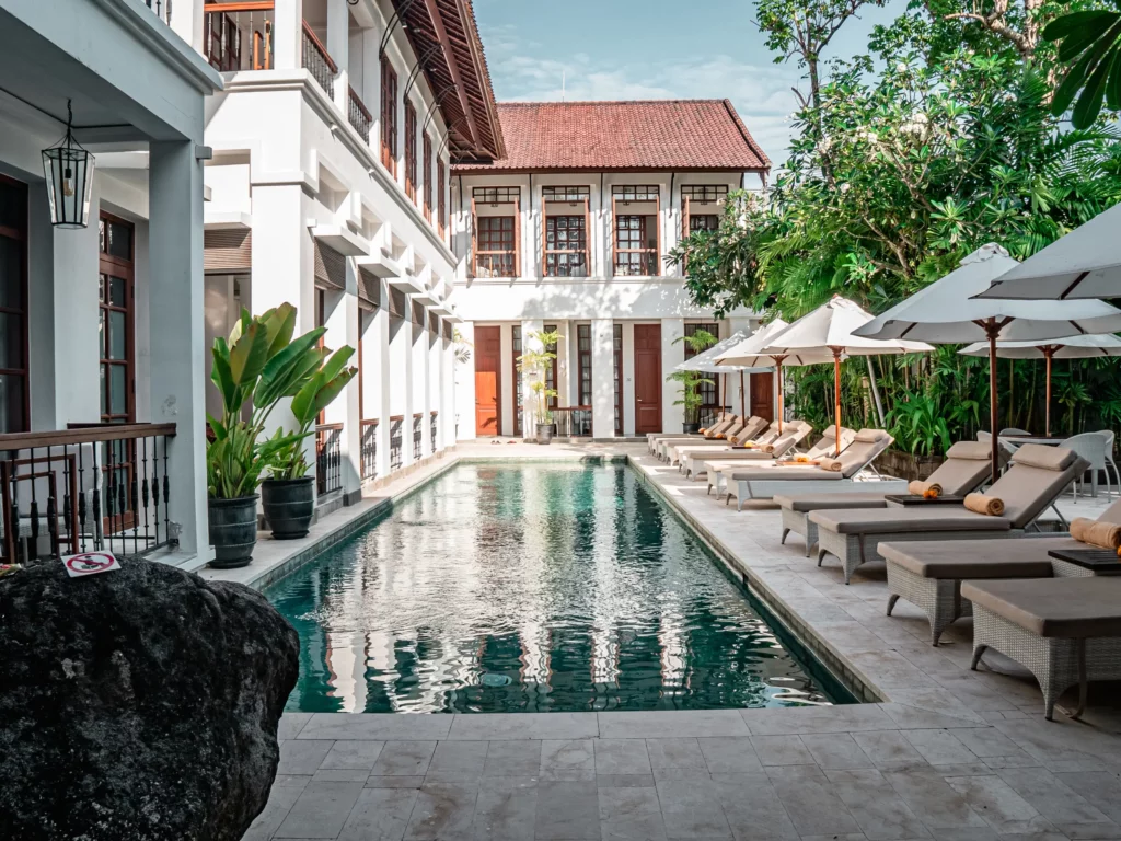 View of Pool Area Dedicated to The Colony Club Room at The Colony Hotel Bali Boutique Stay