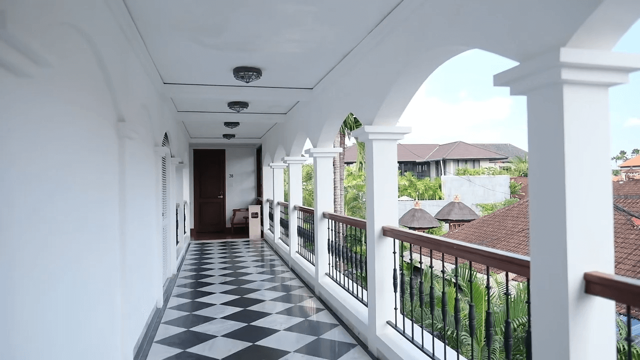 Corridor view of the Club Premier at The Colony Hotel Bali