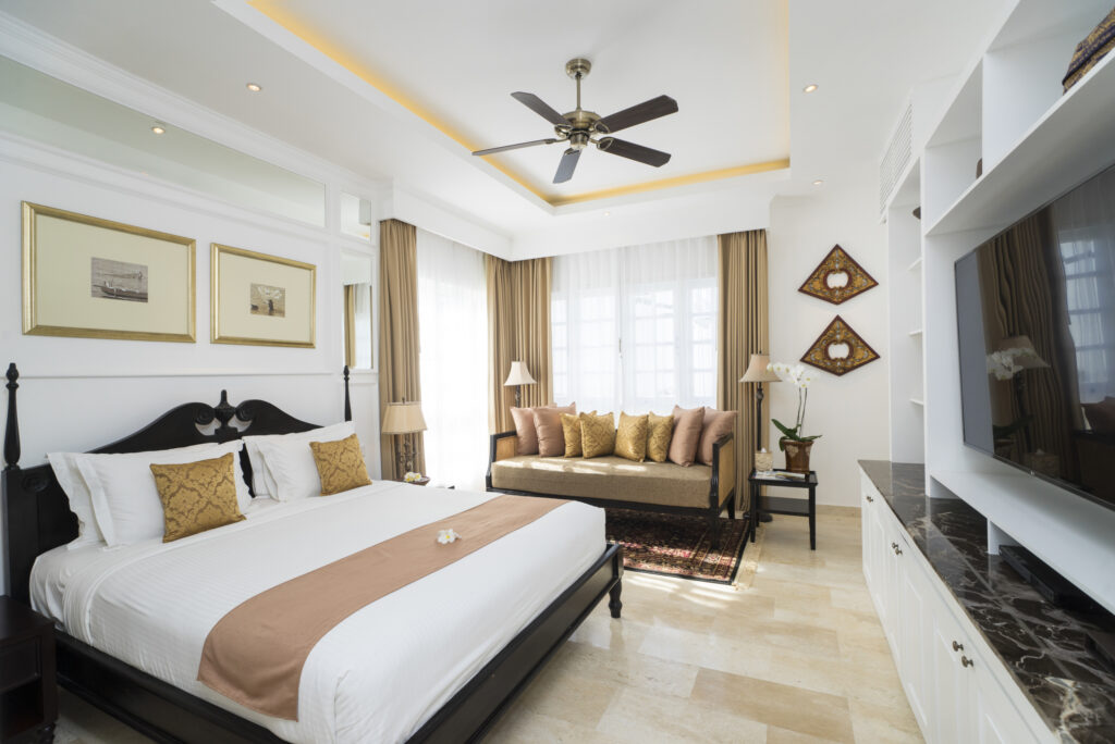 The Colony Hotel Bali's Residence Deluxe room, boutique luxury in Seminyak