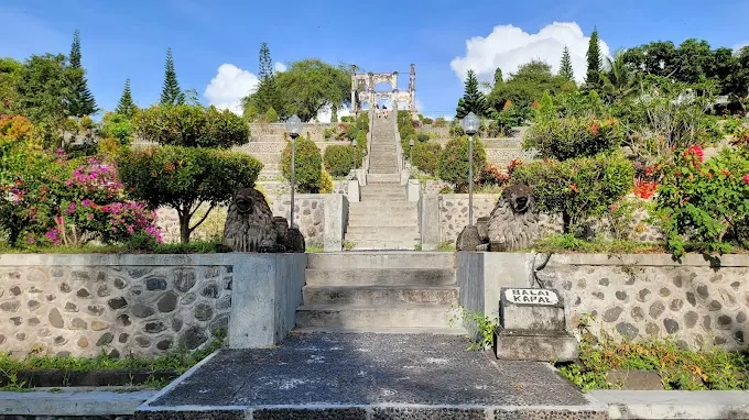ujung water palace (taman ujung), one of cultural sites in bali