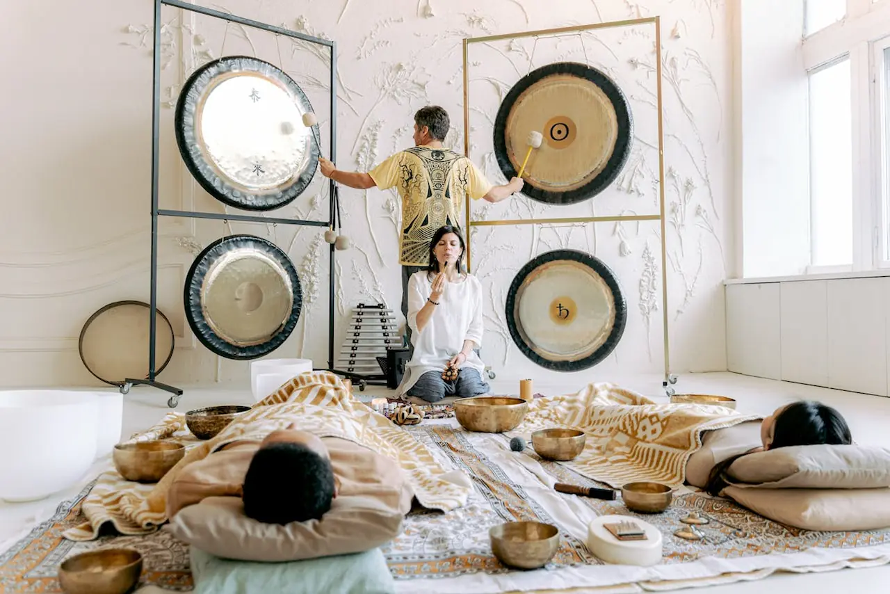 sound bath and sound healing
