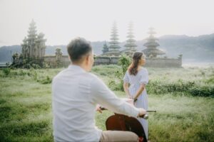 romantic proposal in bali
