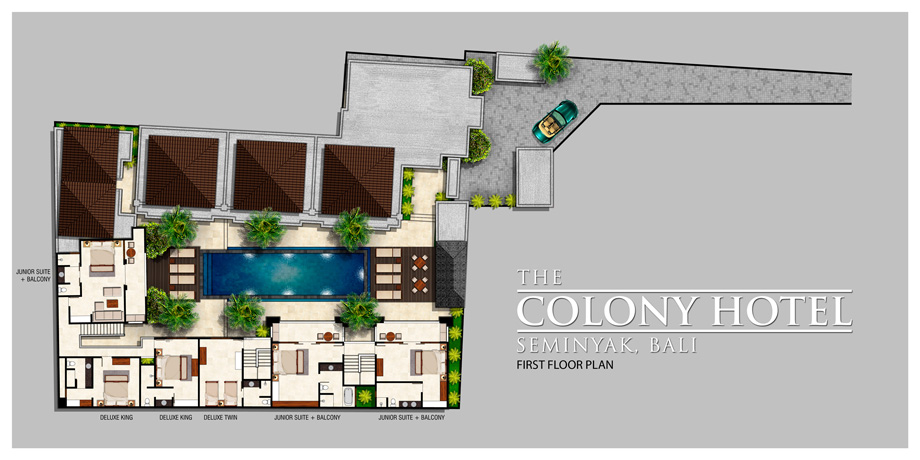 floor plan colony seminyak