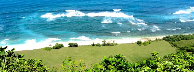 hidden beach in Bali - nyang nyang beach