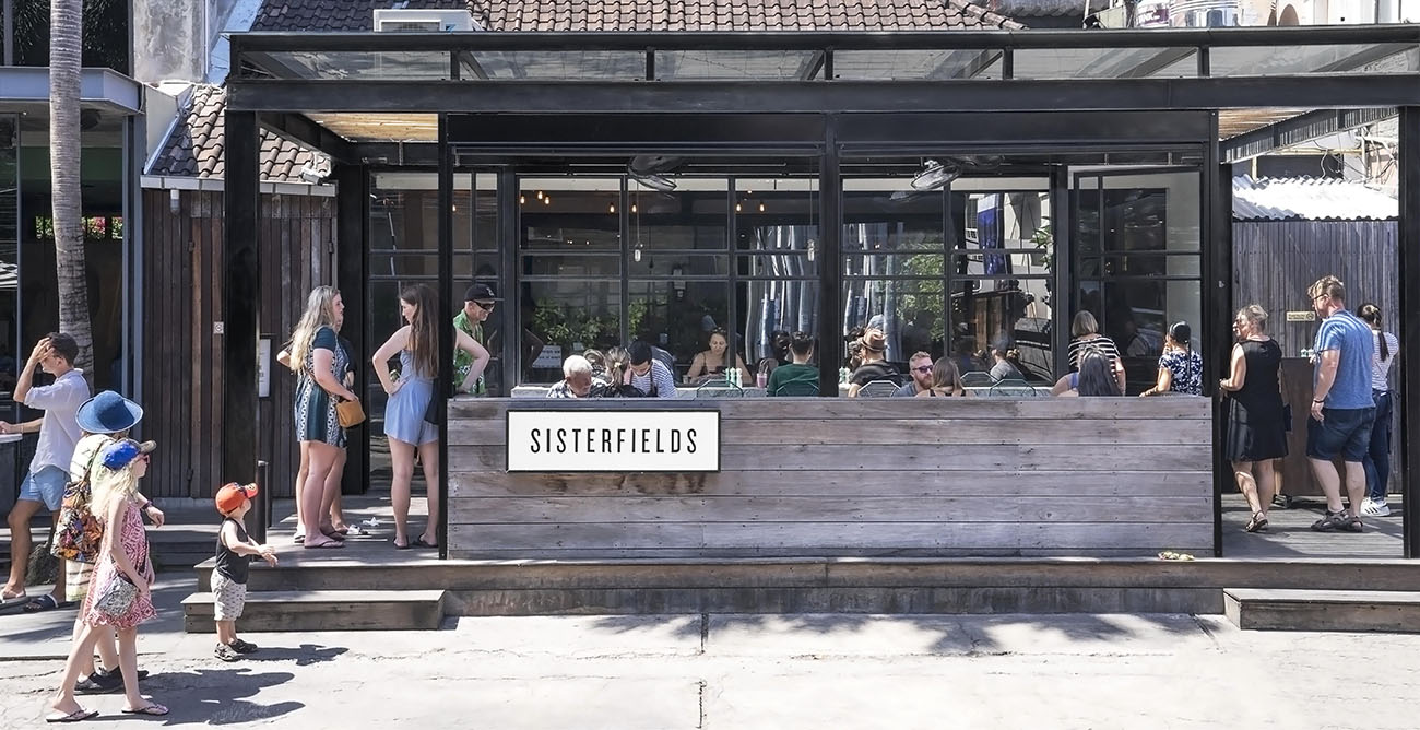 Sisterfields Bali - fine dining spots seminyak