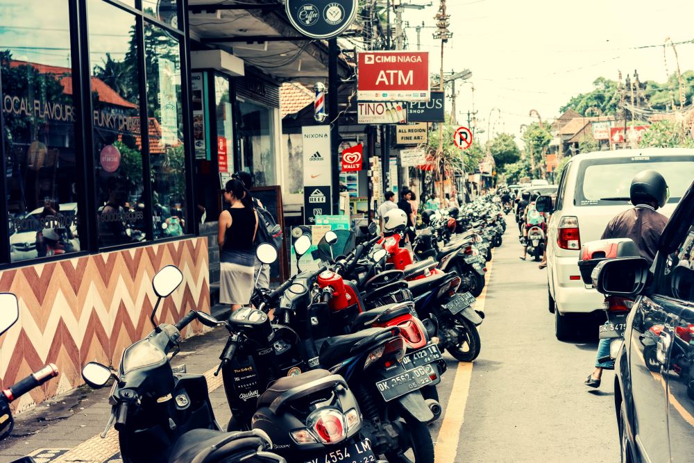 Motorcycle in Bali