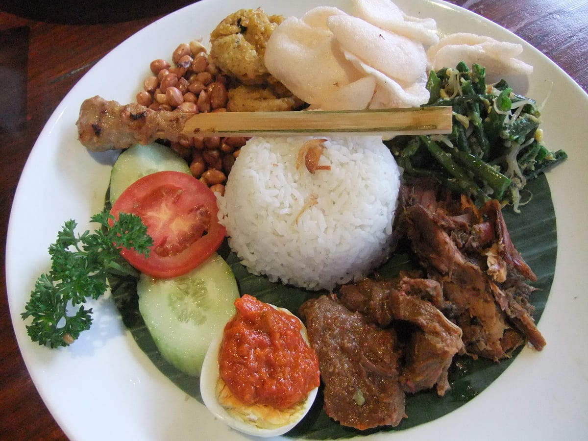 Nasi Campur - Balinese Food