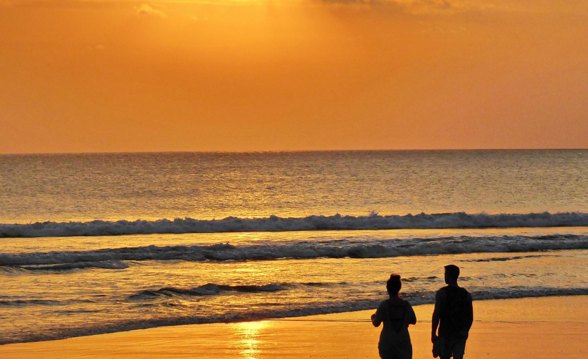 sunset gazing in Bali