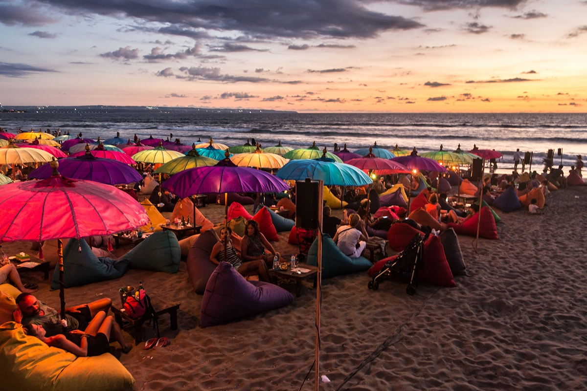 Popular Beach in Bali: Kuta