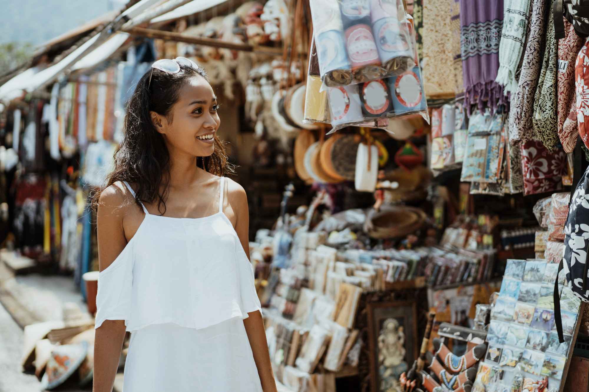 Shopping around Seminyak Beach