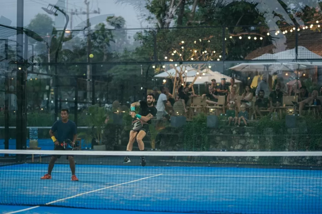 Playing Padel Tennis in Bali